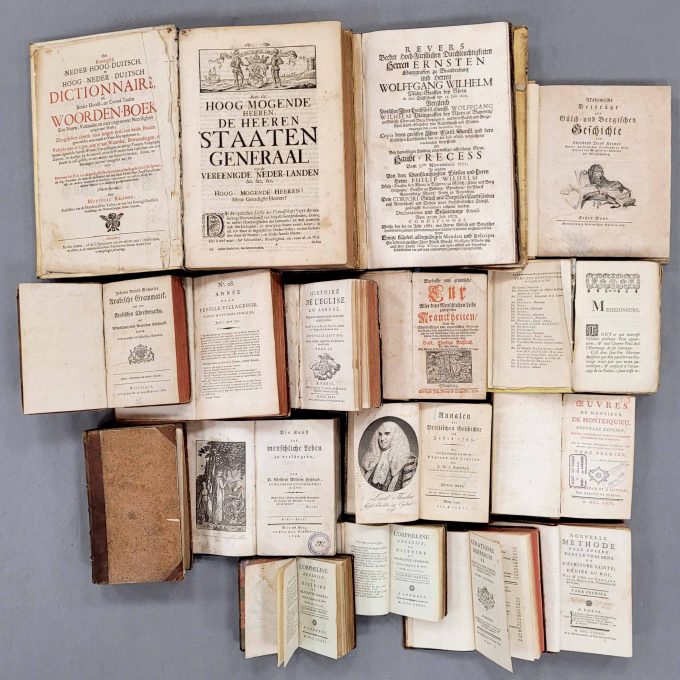 Los 48: Konvolut Bücher 17./18. Jahrhundert