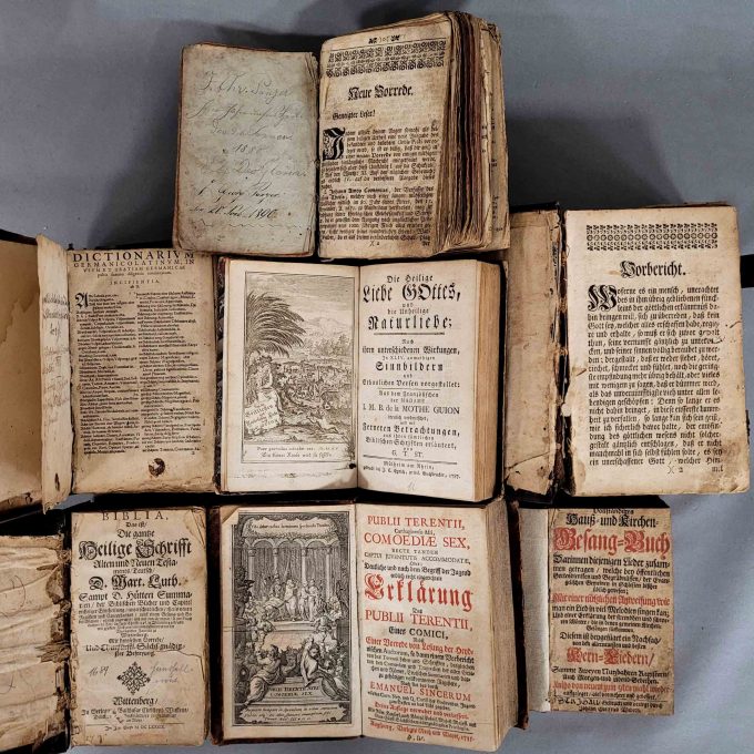 Los 50: Konvolut alte Bücher 17./18. Jh.