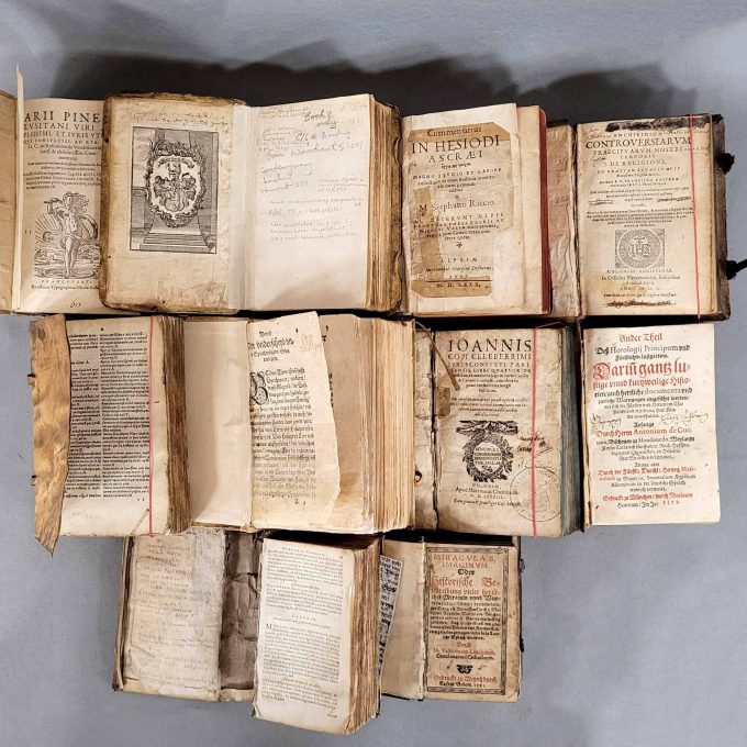 Los 51: Großes Konvolut Bücher 16. Jahrhundert