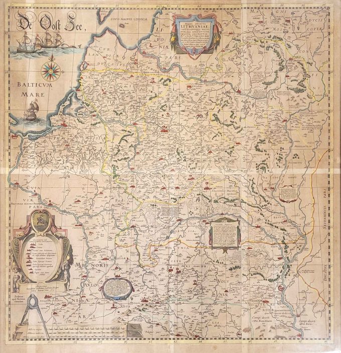 Los 56: BLAEU, Willem Jansonius: Magni Ducatus Lithuaniae – Bild 2