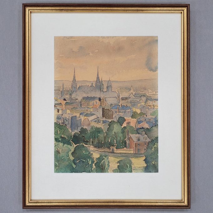 Los 59: SCHOPP, Heinz: Ansicht von Aachen