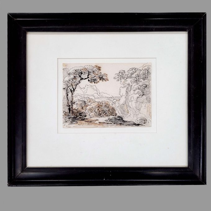 Los 79: KOBELL, Ferdinand von: Südländische Gebirgslandschaft