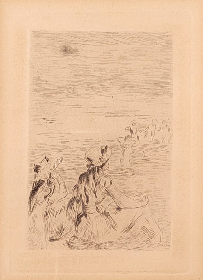 Los 80: RENOIR, Pierre Auguste: Sur la plage, à Berneval – Bild 2