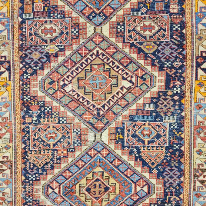 Los 865: Schirwan, 19. Jh., 286 x 133 cm, Zustand C/D – Bild 3