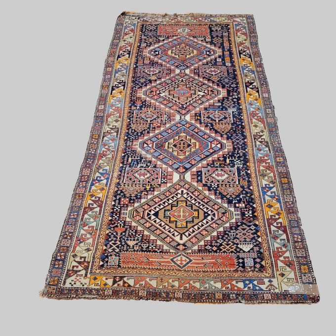Los 865: Schirwan, 19. Jh., 286 x 133 cm, Zustand C/D