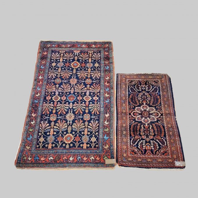 Los 886: 2 Feraghan, um 1930, bis zu 184 x 104 cm, Zustand C