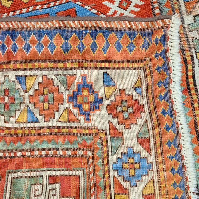 Los 890: Moghan, um 1880, 334 x 120 cm, Zustand C/D – Bild 2