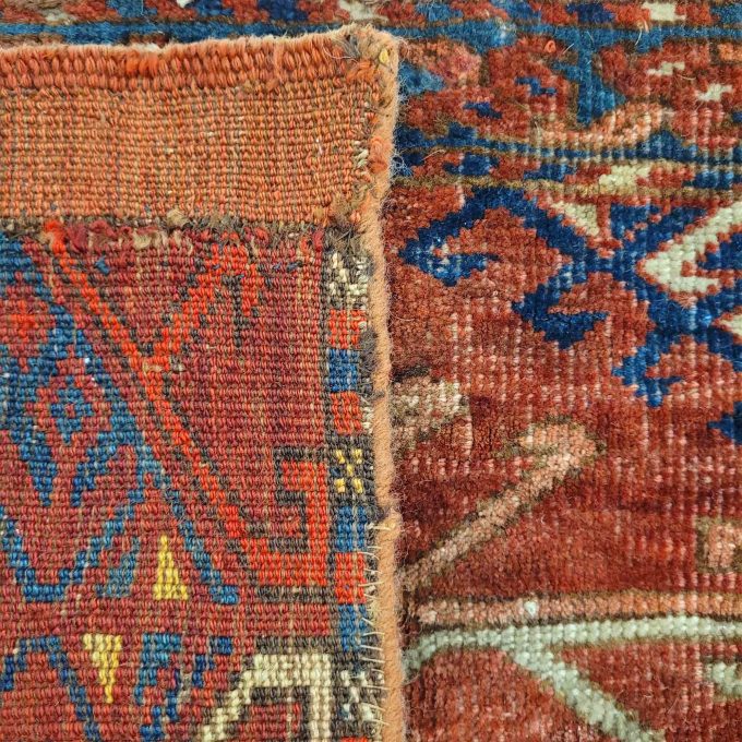 Los 892: Jomud / Sumakh, 19. Jh., 30 x 104 cm bzw. 48 x 108 cm, Zustand D – Bild 3