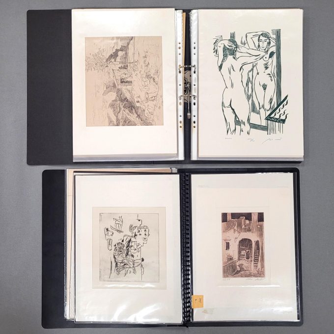Los 104: Große Sammlung Graphiken und Zeichnungen