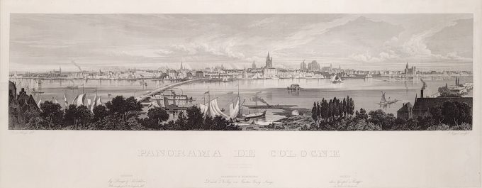 Los 110: POPPEL, Johann Gabriel Friedrich: Panorama de Cologne – Bild 2