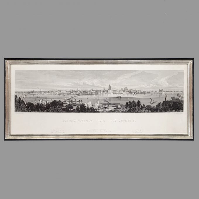 Los 110: POPPEL, Johann Gabriel Friedrich: Panorama de Cologne