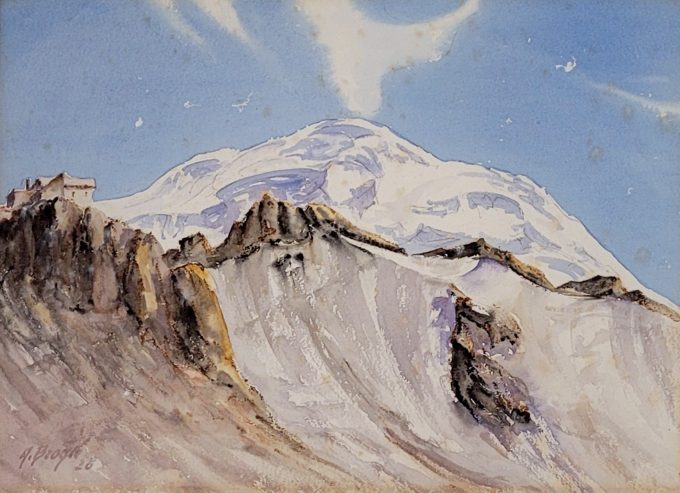 Los 115: BROGLE, Georg Adolf: Am Ortler – Bild 2