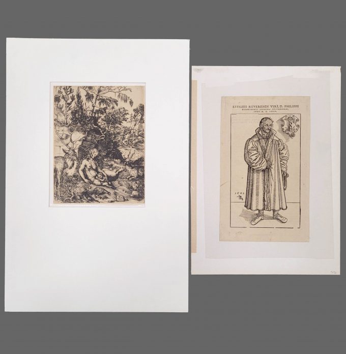 Los 136: CRANACH, Lucas der Jüngere: Porträt des Melanchton