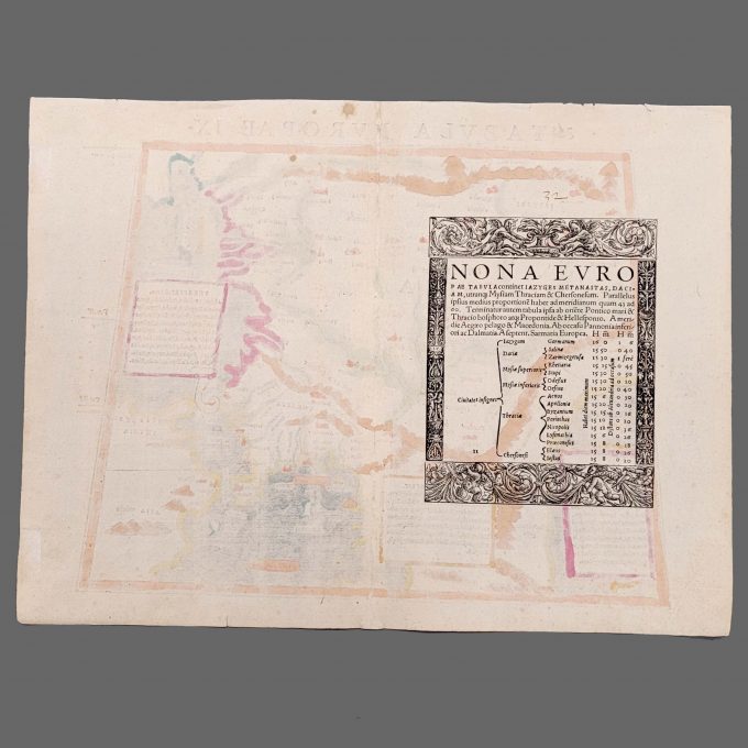 Los 143: MÜNSTER, Sebastian: Tabula Europae IX - Dacia – Bild 2