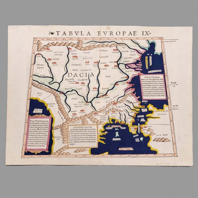 Los 143: MÜNSTER, Sebastian: Tabula Europae IX - Dacia