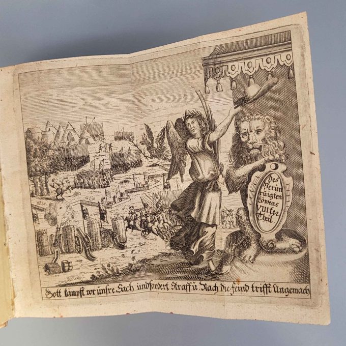 Los 20: GRYBIUS, Johannes: Des verunruhigten Holländischen Löwens achter Theil - Mehrentheils aus Niederländischer Sprach ins Hochteutsche übersetzet – Bild 3