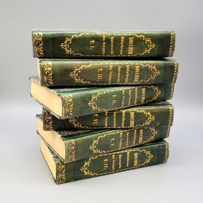 Los 26: BOUCHER DE LA RICHARDERIE, Gilles: Bibliothèque universelle des voyages – Bild 2