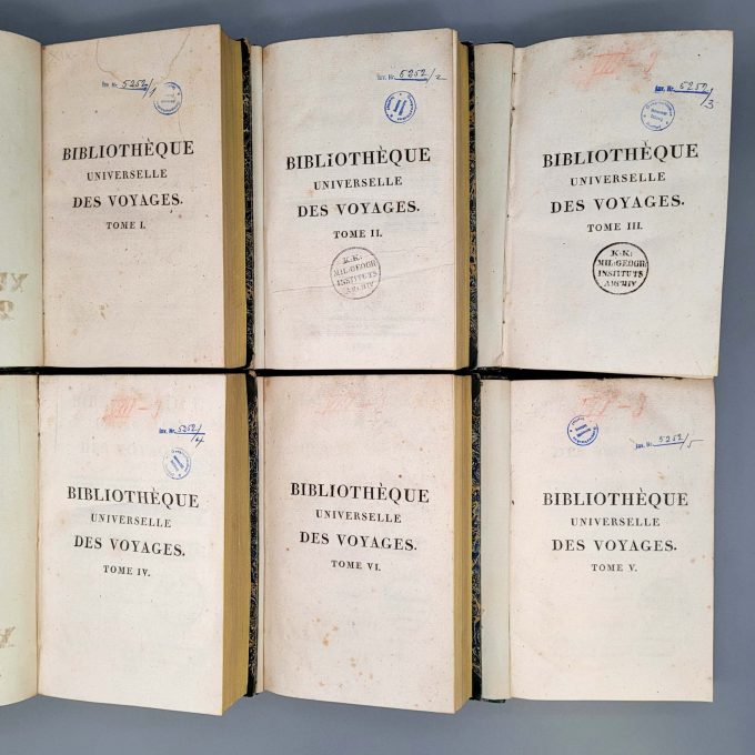 Los 26: BOUCHER DE LA RICHARDERIE, Gilles: Bibliothèque universelle des voyages