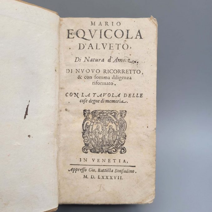 Los 27: EQUICOLA, Mario: Mario Eqvicola D'Alveto - Di Natura d'Amore