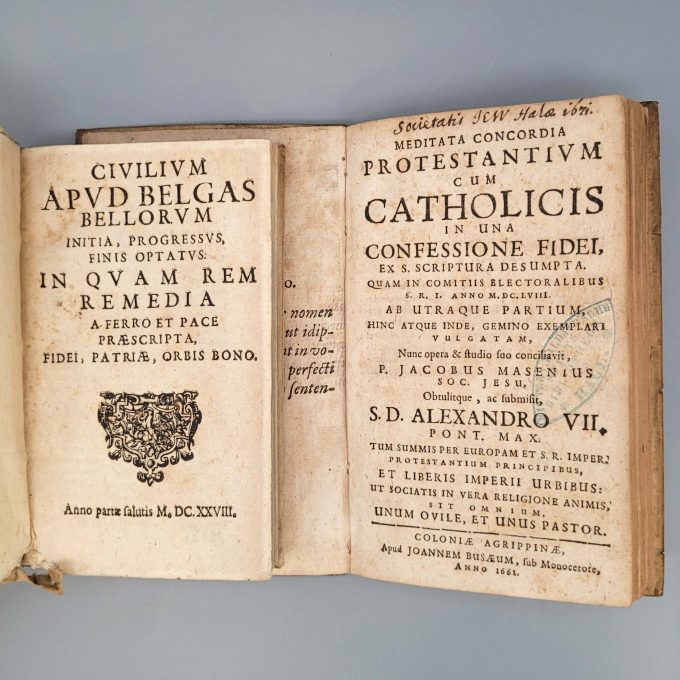 Los 29: [SCRIBANIUS, Carolus]: Civilium apud Belgas bellorum initia, progressus, finis optatus….