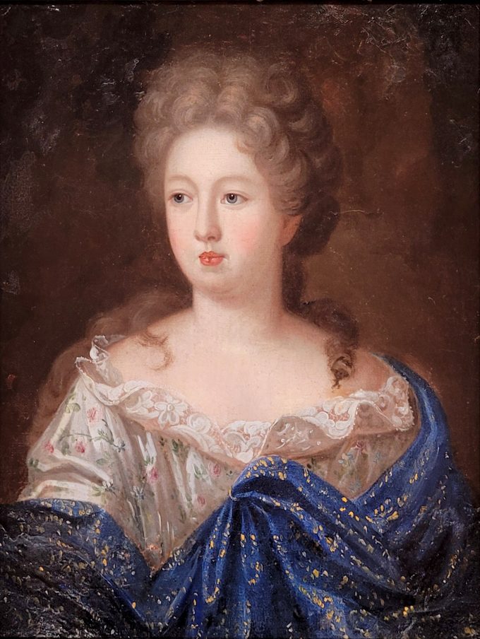 Los 335: FRANZÖSISCHER MEISTER: Brustporträt der Liselotte von der Pfalz(?) – Bild 2