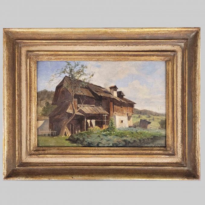 Los 354: KNOLL, Waldemar: Bauernhaus im Kaukasus