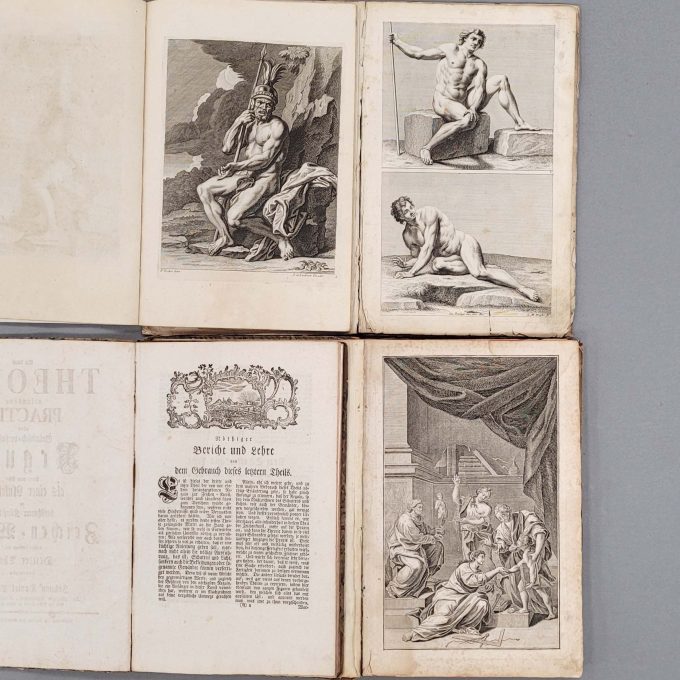 Los 37: SANDRART, Jacob von: Delitiae Artis Pictoriae oder Abbildung unterschidlicher nacketen Figuren… – Bild 2