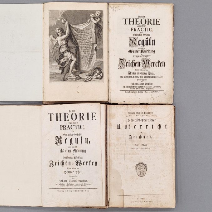 Los 37: SANDRART, Jacob von: Delitiae Artis Pictoriae oder Abbildung unterschidlicher nacketen Figuren…
