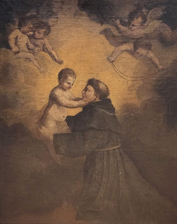 Los 377: ITALIENISCHER MEISTER: Das Jesuskind erscheint dem Heiligen Antonius von Padua – Bild 2