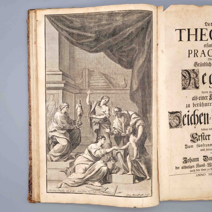 Los 38: PREIßLER Johann Daniel: L'anatomia dei pittori del Signore Carlo Cesio - Das ist deutliche Anweisung und gründliche Vorstellung von der Anatomie der Mahler – Bild 3