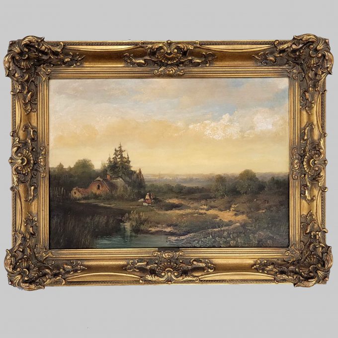 Los 395: RYKELYKHUISEN, J.: Landschaft mit Rastenden