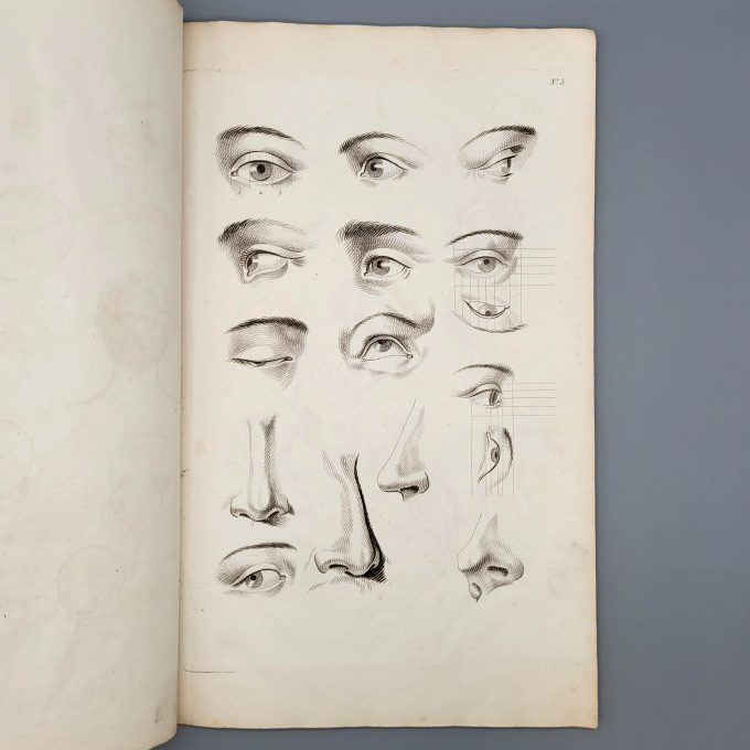 Los 40: COUSIN, Jean / LE CLERE, P.T.: L'art du dessin démontré d'une manière claire et précise par Jean Cousin peintre Français. Revu corrigé et augmentée... par P.T. Le Clere Peintre… – Bild 2
