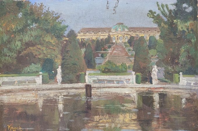 Los 406: KNOCH, Friedegart: Blick auf Schloss Sanssouci – Bild 2