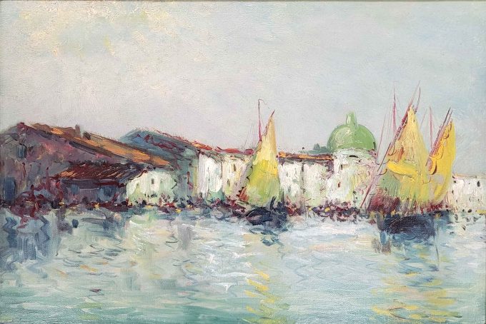 Los 412: ITALIENISCHER MEISTER: Ansicht von Venedig – Bild 2