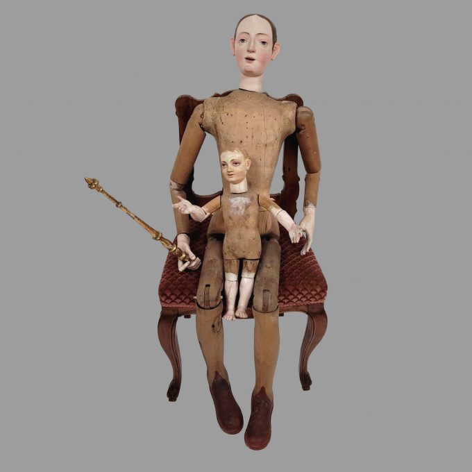Los 427: Prozessionsfigur einer Madonna mit Kind – Bild 2