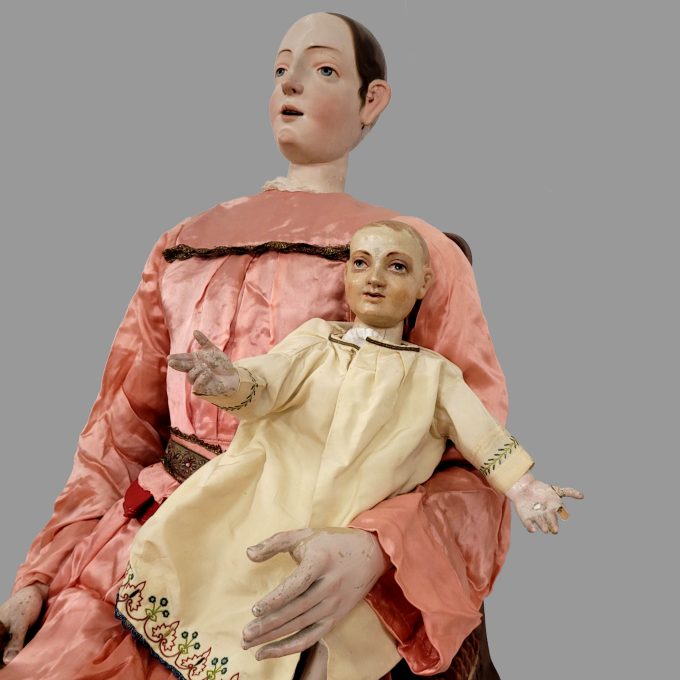 Los 427: Prozessionsfigur einer Madonna mit Kind – Bild 3