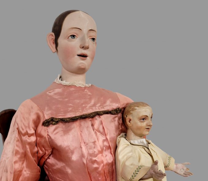 Los 427: Prozessionsfigur einer Madonna mit Kind – Bild 4