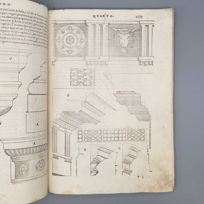 Los 44: SERLIO, Sebastiano: Regole generali di architettura sopra le cinque maniere de gli edifici… – Bild 3