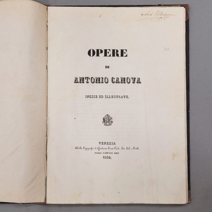 Los 49: Opere die Antonio Canova - Incise ed illustrate