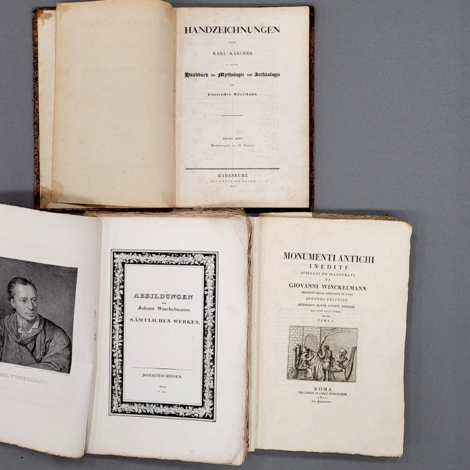 Los 55: WINCKELMANN, Johann Joachim: Monumenti antichi inediti - Seconda edizione