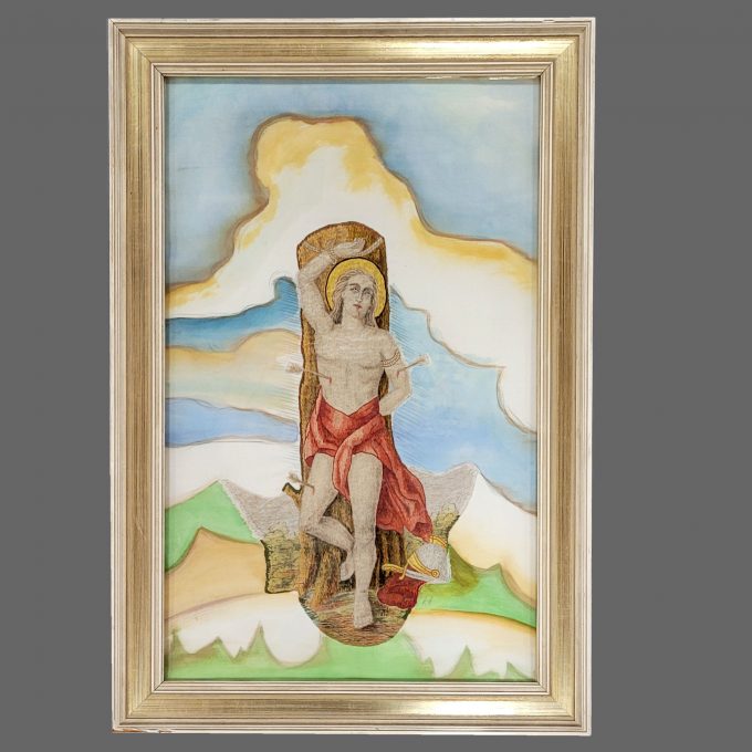 Los 559: IMMEKEPPEL, Katharina: Heiliger Sebastian in einer Landschaft