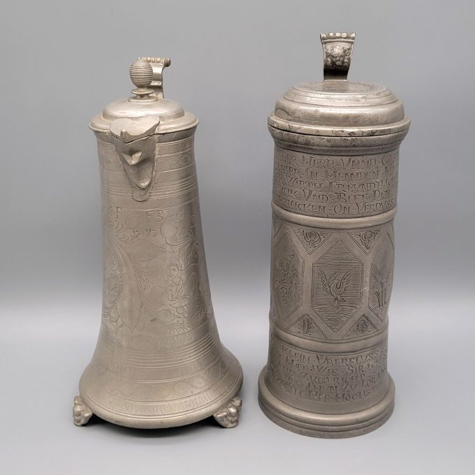 Los 575: Henkelkanne (Stitze) und Walzenkrug – Bild 2