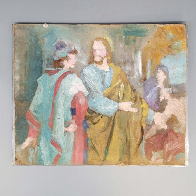 Los 583: HOFMANN, Heinrich Johann: Jesus und der reiche Mann – Bild 3