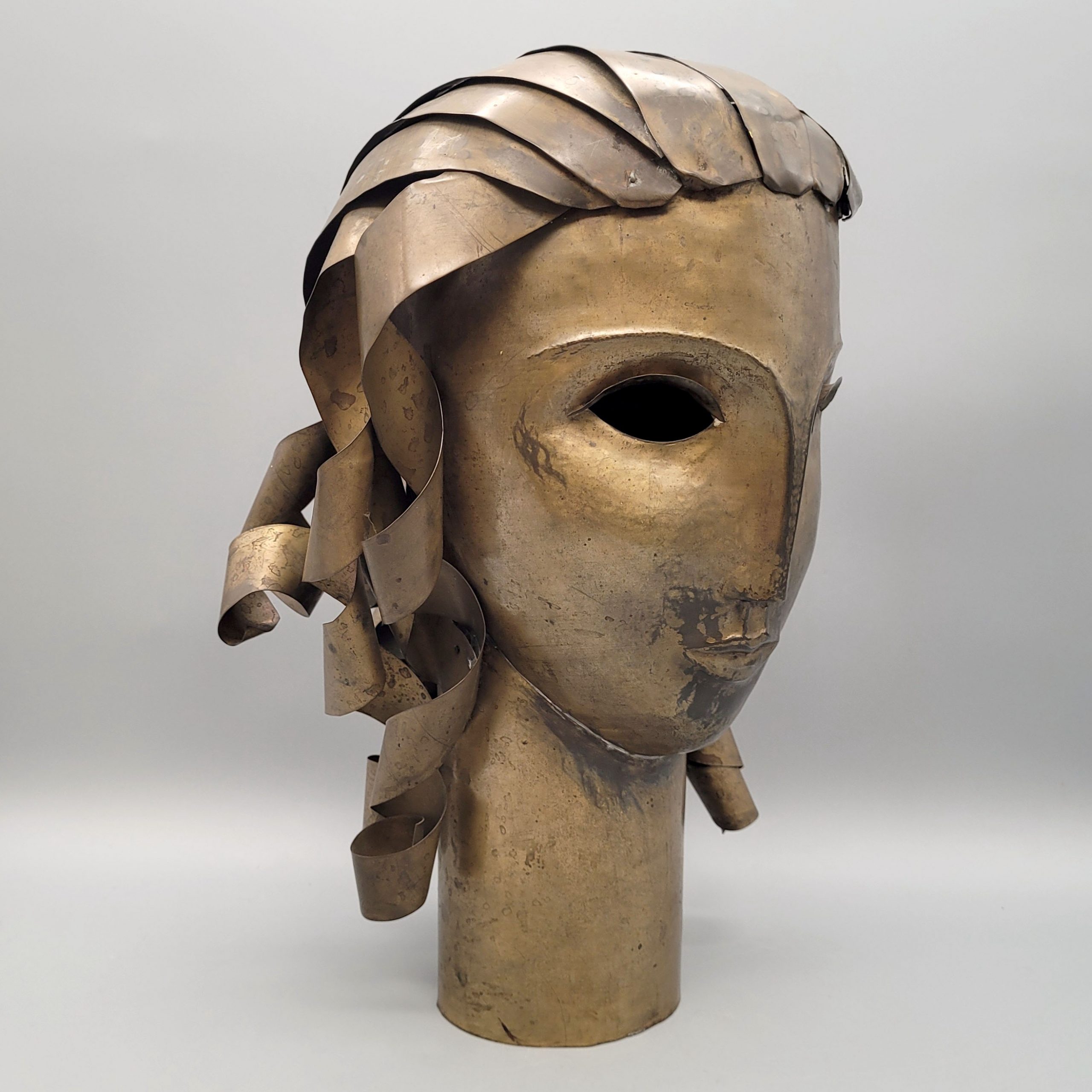 Los 630: HAGENAUER WERKSTÄTTE: Frauenkopf mit langen Haaren – Bild 2