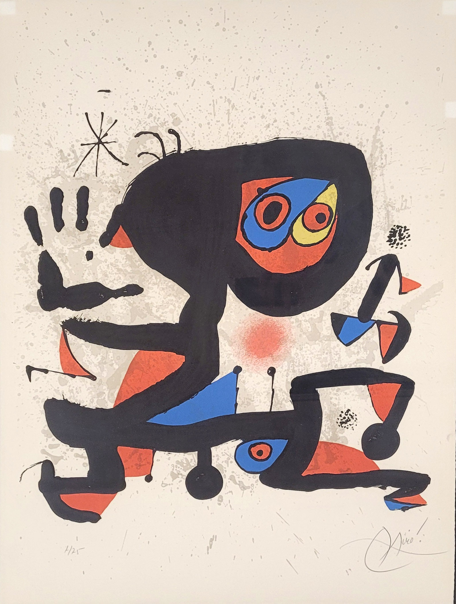 Los 635: MIRÓ, Joan: Plakat für die UNESCO "Droits de l'homme" – Bild 2