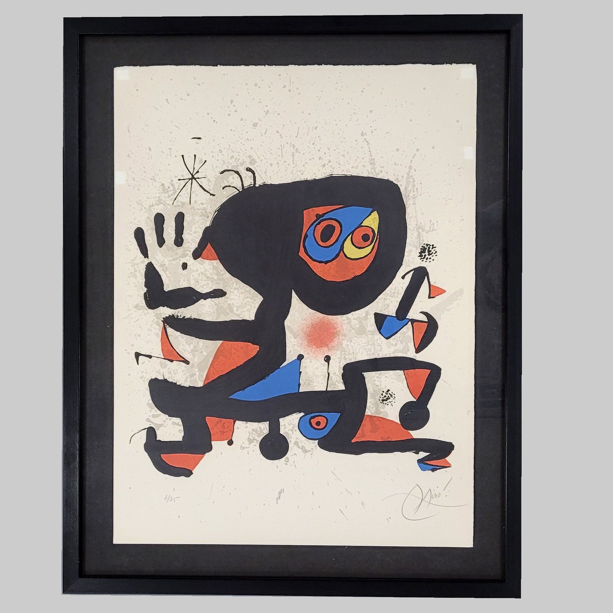 Los 635: MIRÓ, Joan: Plakat für die UNESCO "Droits de l'homme"