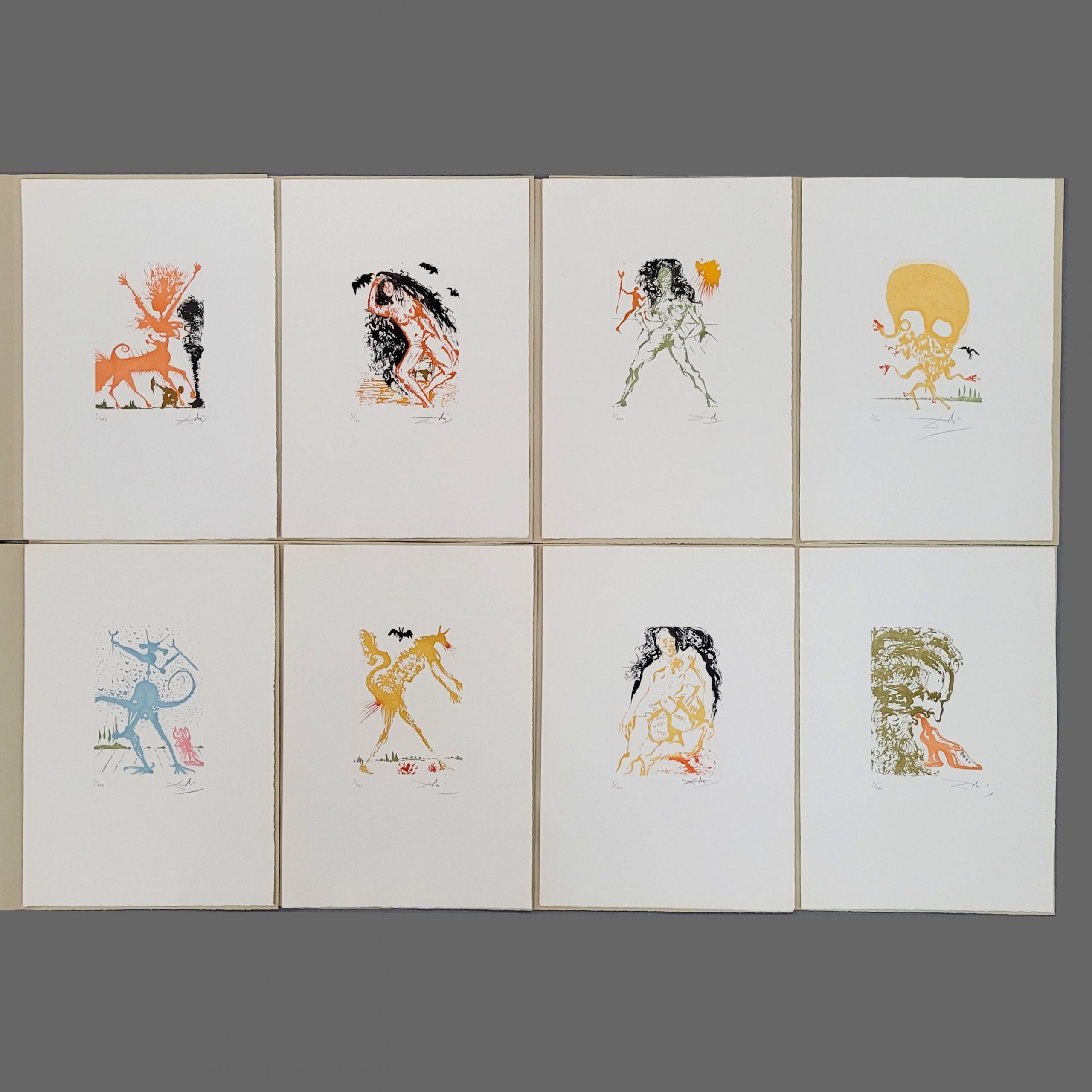 Los 643: DALI, Salvador: Huit péchés capitaux