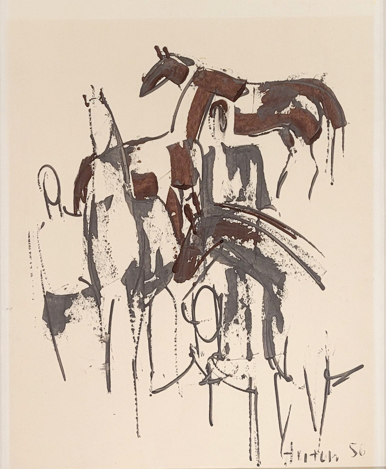 Los 650: RÄDERSCHEIDT, Anton: Pferde und Menschen – Bild 2