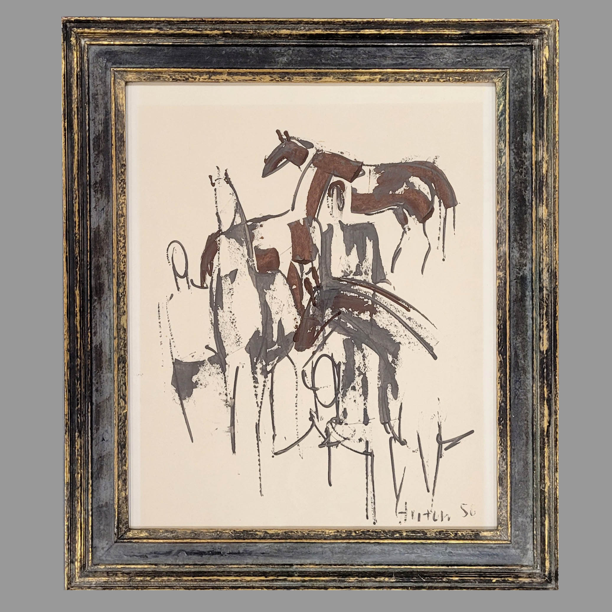 Los 650: RÄDERSCHEIDT, Anton: Pferde und Menschen