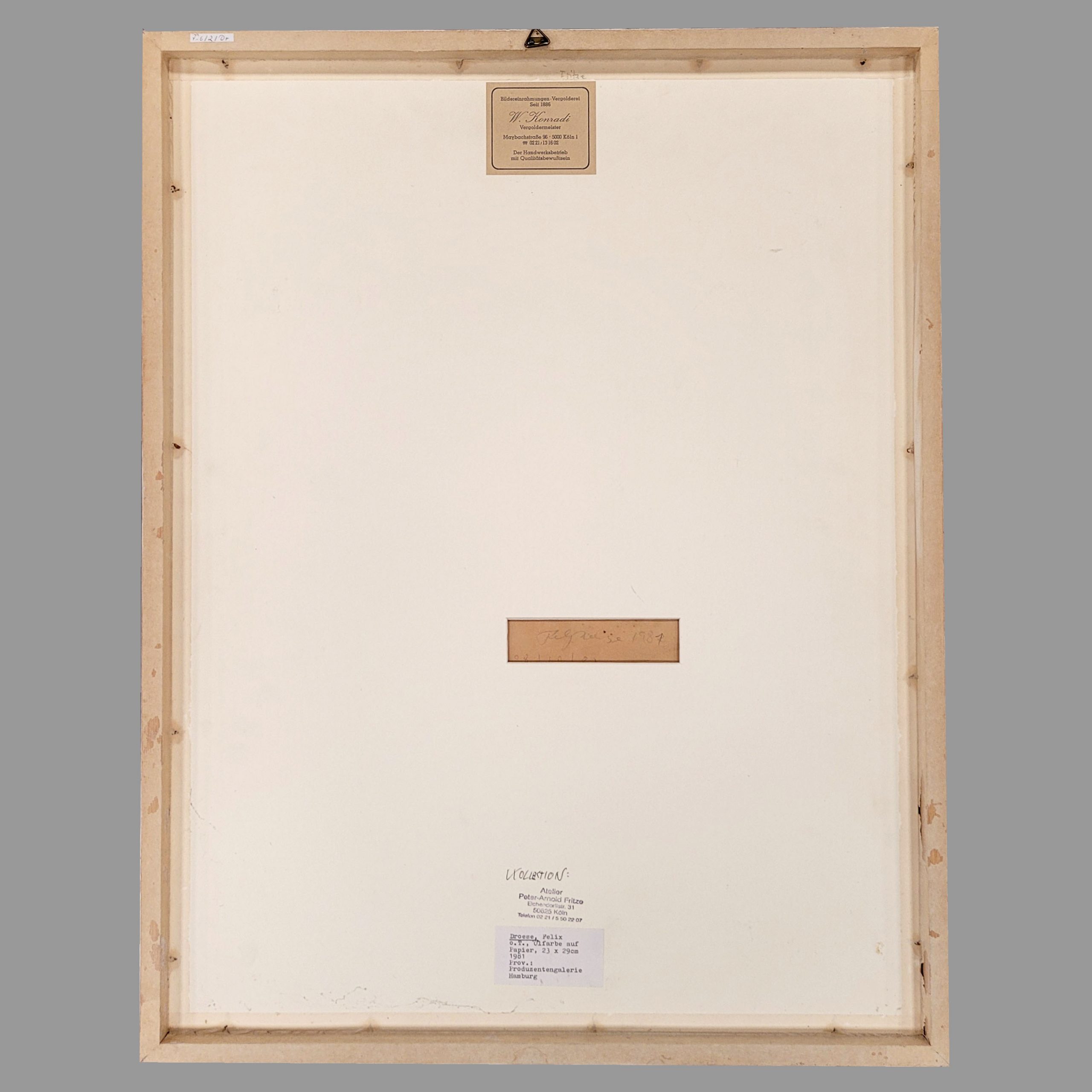 Los 678: DROESE, Felix: Ohne Titel – Bild 3